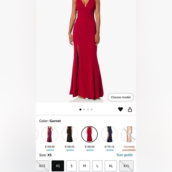 Formal Red Gown - Picture 6 of 6